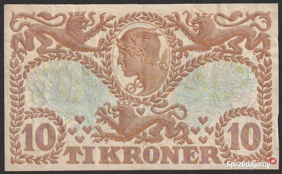 Dania 10 koron 1943 U Łódź