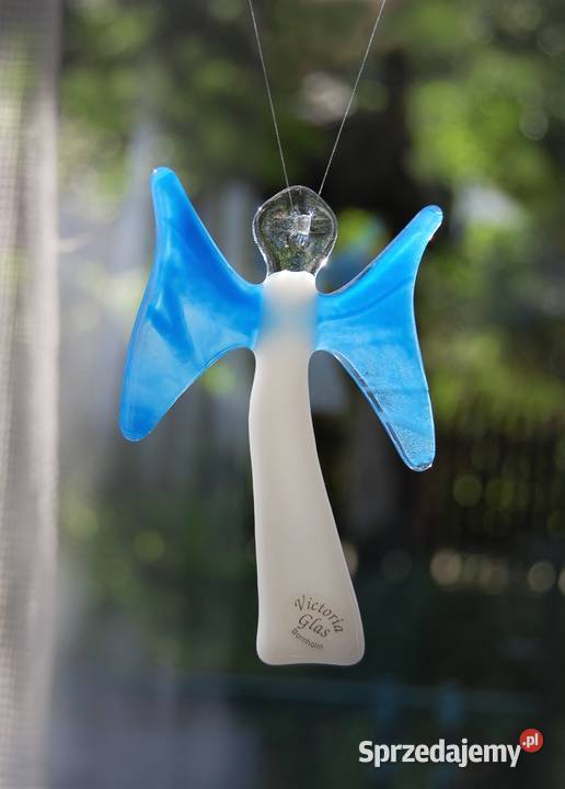Anioł aniołek witraż Bornholm Dania szkło lubelskie Lublin