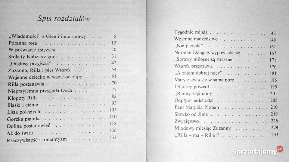Rilla ze Złotego Brzegu Lucy Maud Montgomery Pozostałe