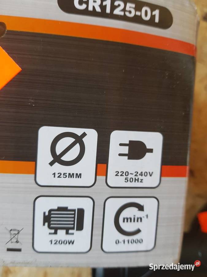 SZLIFIERKA KĄTOWA CRAMP 1200 Wat 125MM P MOCNA wielkopolskie