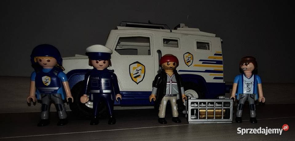 Figurki zestaw kolekcja Playmobil transporter Łódź