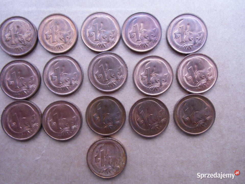 Monety Australii sprzed 1990 roku139 sztuk Grudziądz