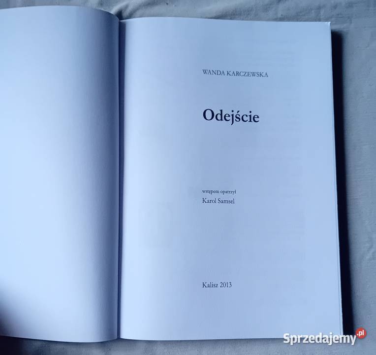 Wanda Karczewska Odejście 2013 r Edycja Koźminek sprzedam