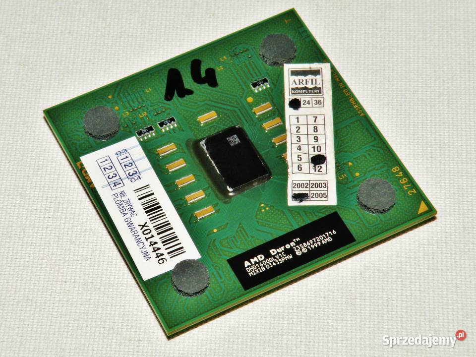 Procesor AMD Duron DHD1400DLV1C 14 GHz Socket 1400MHz Bydgoszcz