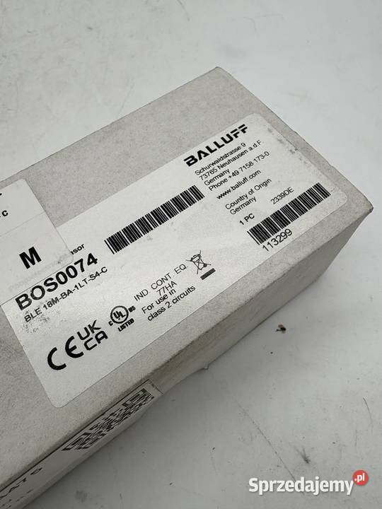 Balluff BOS0074 BLE 18MBA1LTS4C Czujnik