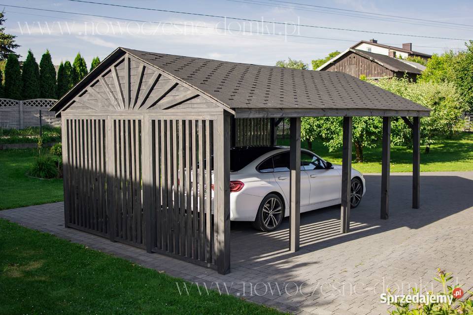 Wiata Samochodowa Drewniana San Marino 3x5 Bielsko-Biała