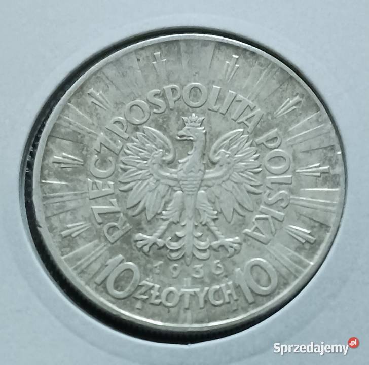 10 złotych J Piłsudski 1936 r 3 Konin