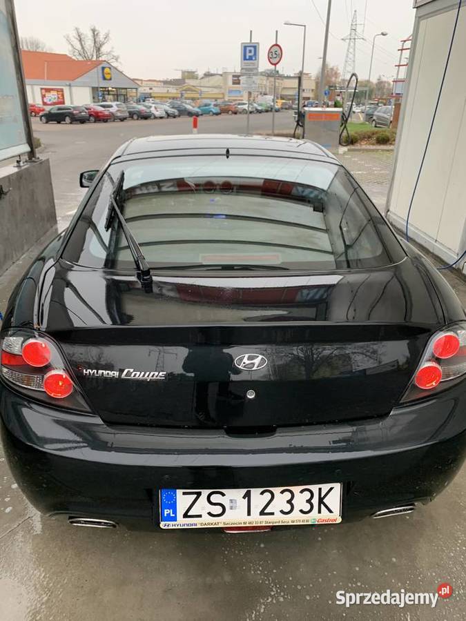 Hyundai Coupe 2007 20 z małym przebiegiem 71000 70600km zachodniopomorskie