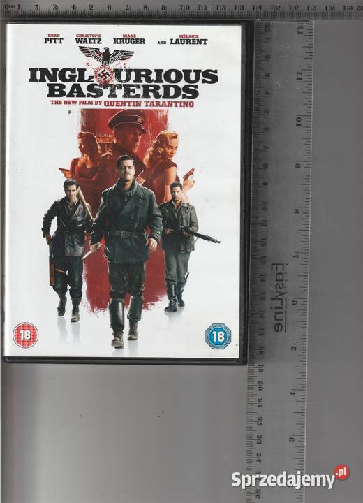 Inglourious Basterds Brad Pitt DVD Pruszków