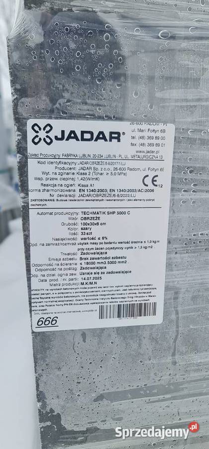 Obrzeże 8x30x100 Minkowice-Kolonia