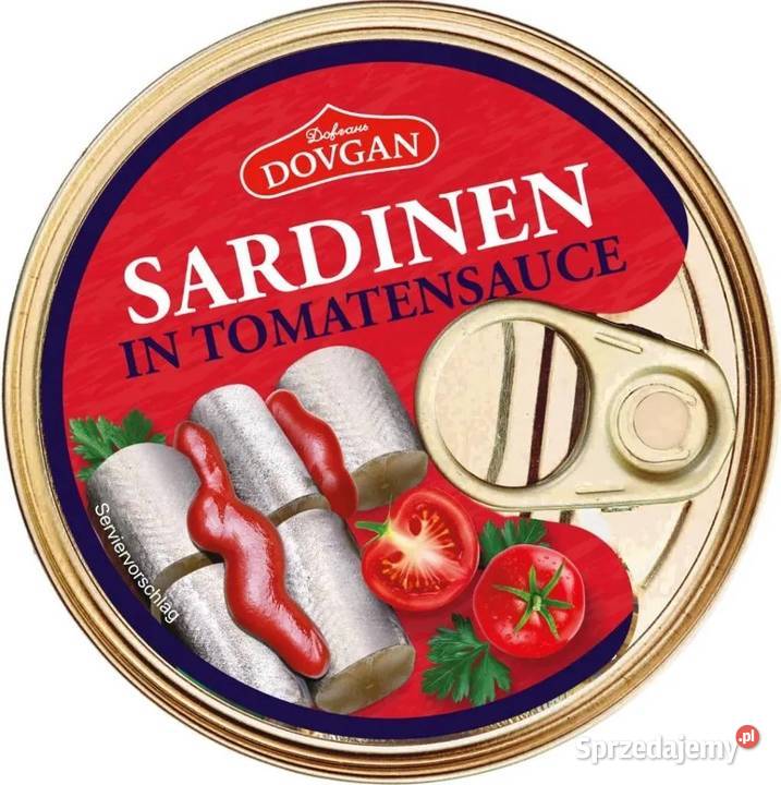 Sardynki w sosie pomidorowym 240g x 6 dolnośląskie Świdnica