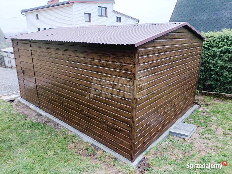Garaż blaszany 4x6m Brama uchylna OKNO Garaże i miejsca postojowe dolnośląskie Legnica