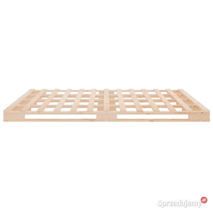 Łóżko z palet lite drewno sosnowe 140x200