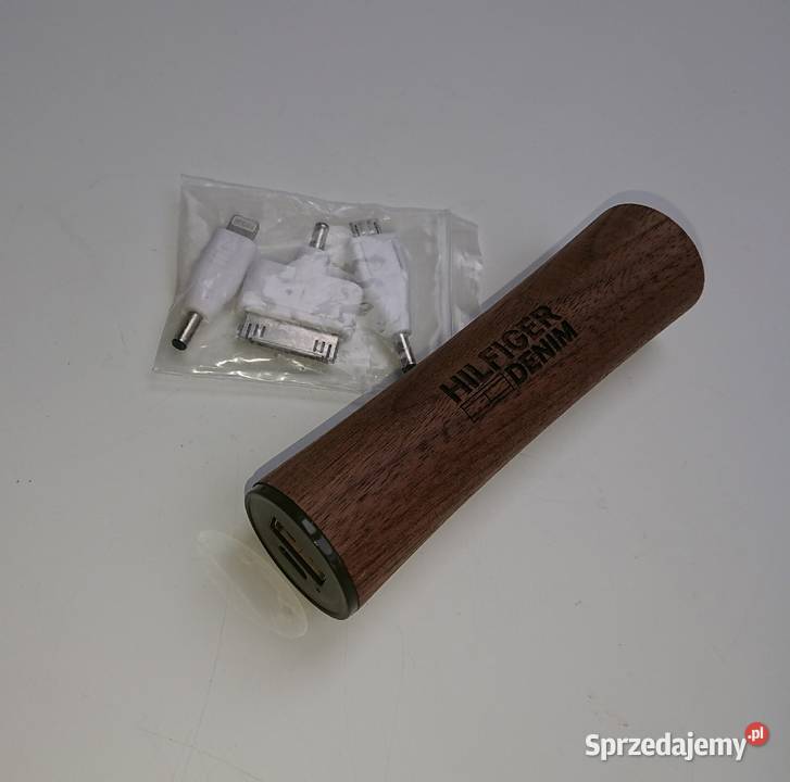 Powerbank HD Hilfiger Denim z końcówkami mazowieckie
