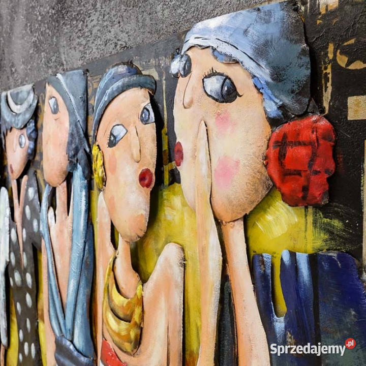 Obraz metalowy 3D LOFT ARTWORK 140x70