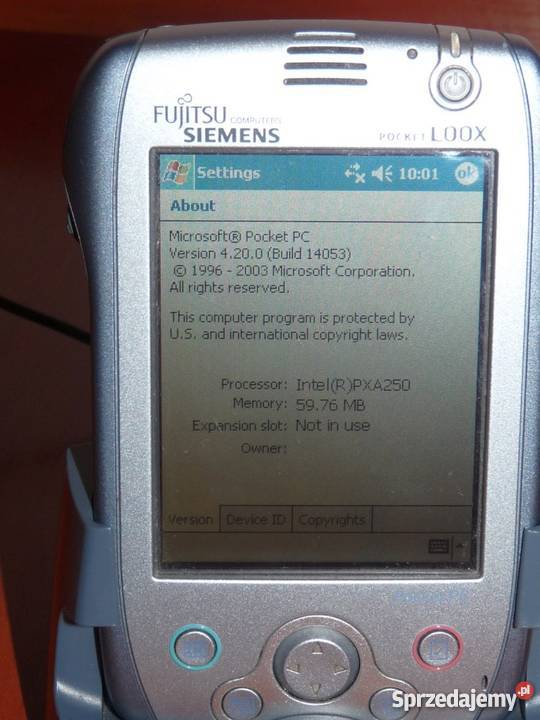 Palmtop Siemens Pocket Loox 600 Kraków