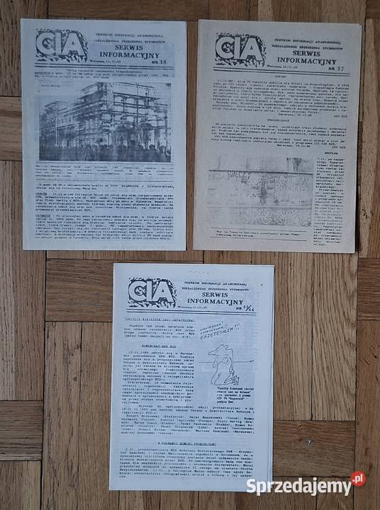 CIA Serwis Informacyjny NZS Kolekcje Warszawa