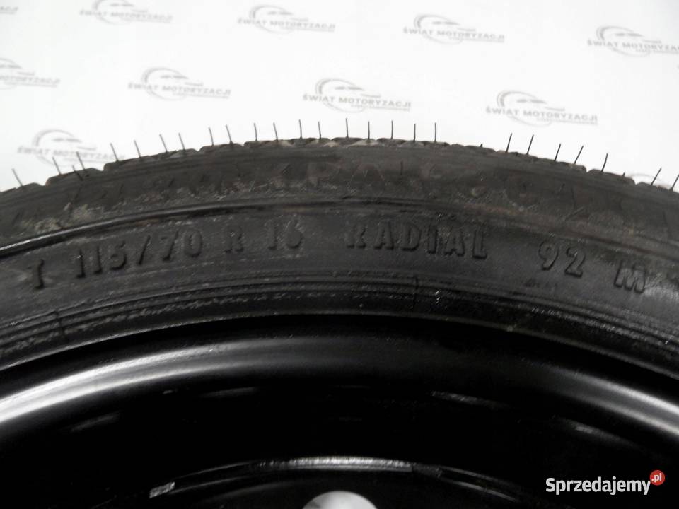 OPEL ASTRA H koło dojazdowe 1157016 92M 4x100