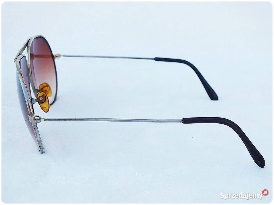 Stare Okulary przeciwsłoneczne Duże Aviator Żary