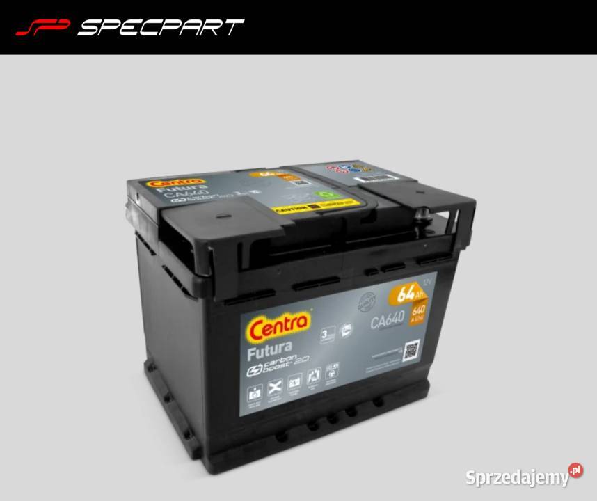 Akumulator Centra FUTURA 64Ah 640A EN PRAWY PLUS akumulatory łódzkie sprzedam