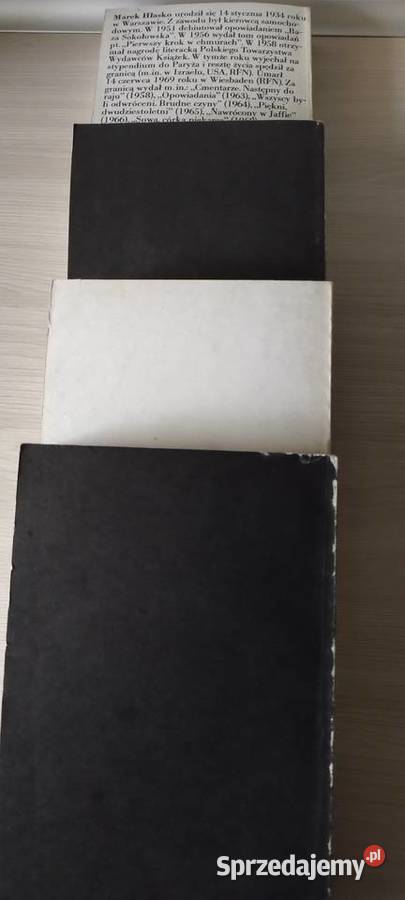 Marek Hłasko Utwory wybrane tom 1234