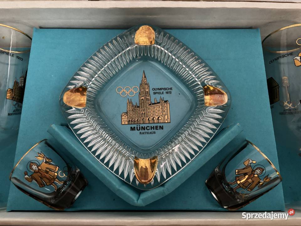 Pamiątka z olimpiady w Monachium 1972 zestaw Wrocław sprzedam