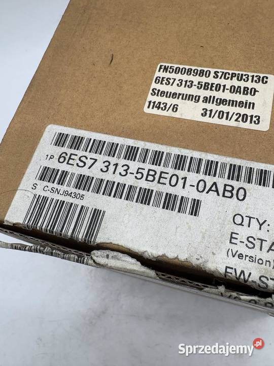 Siemens 6ES7 3135BE010AB0 CPU Unit mazowieckie