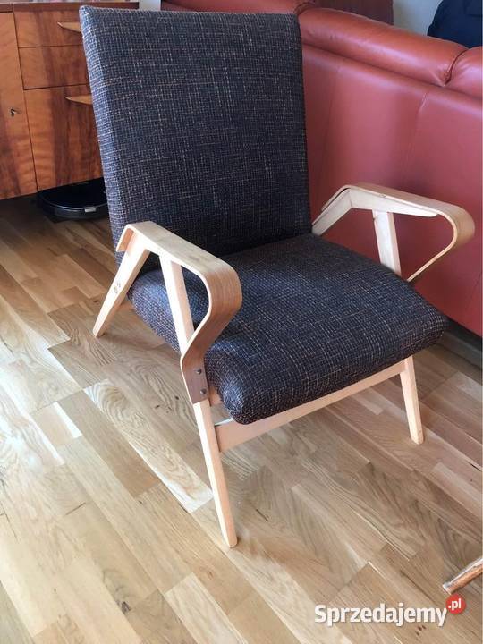 Fotel Tatra Pravenec Czechosłowacja lata 60 Fotele Legnica