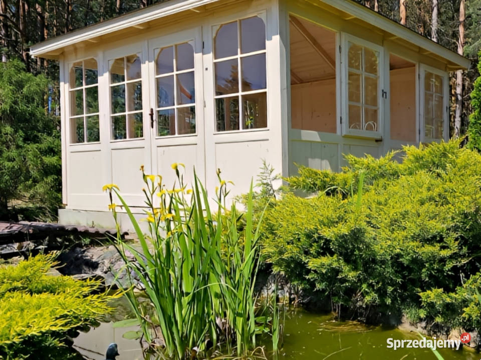 ALTANA 23 4x4m z ozdobami OSZKLONA OGRODOWA Parzymiechy