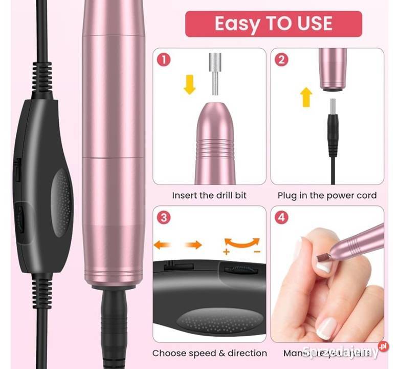 Frezarka do paznokci elektryczna Nail Drill