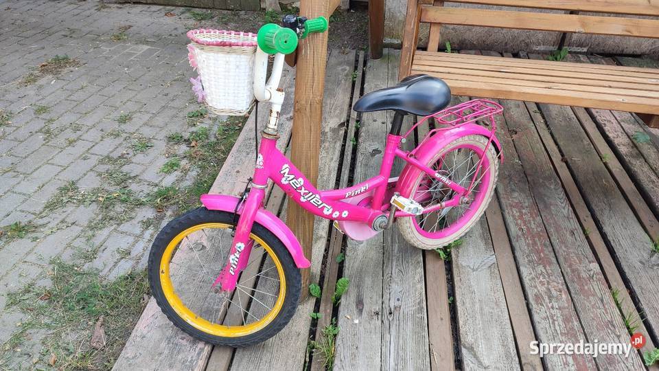 Rower dziecięcy dziewczęcy 16 Tonowo