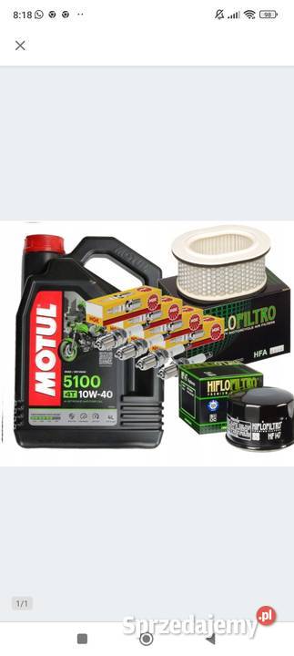 YAMAHA FZS600 FAZER 98 ZESTAW OLEJ MOTUL 5100 Racibórz