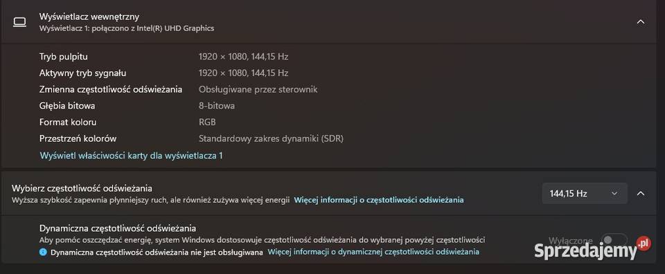 MSI GF66 Katana i711800H 64GB RTX3060 2TB M2 Iława
