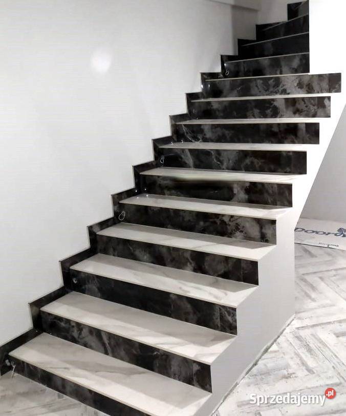 Płytki na schody CALACATTA CARRARA 100x30 Wysoki Łask