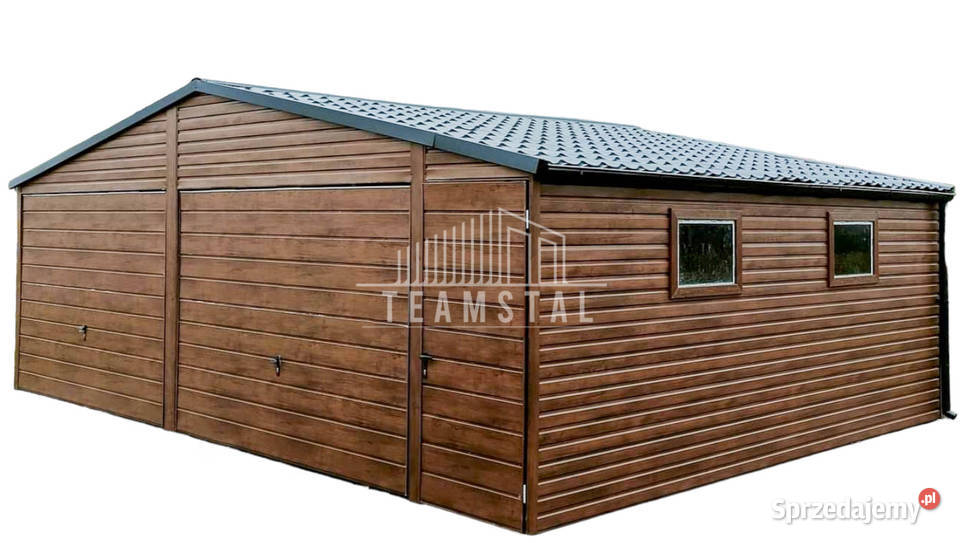 GARAŻ BLASZANY 7m x 6m dwuspad blachówka Brama Rzeszów