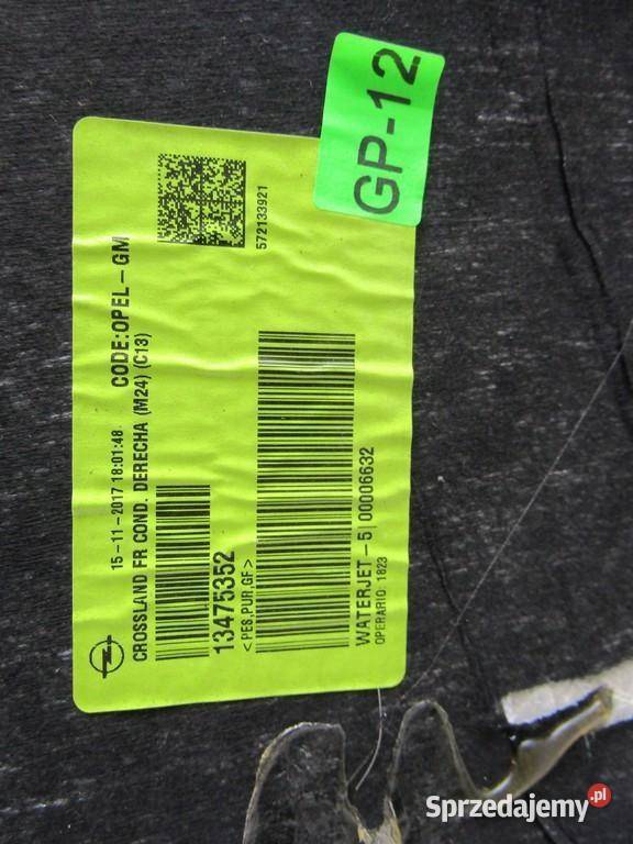PODSUFITKA OPEL CROSSLAND X Podsufitki sprzedam