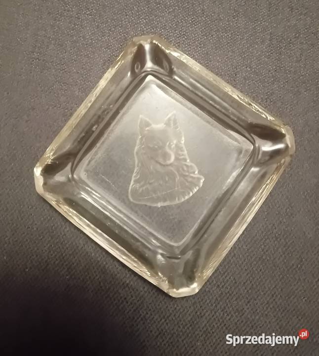 Popielniczka z wizerunkiem owczarka niemieckiego Koźminek