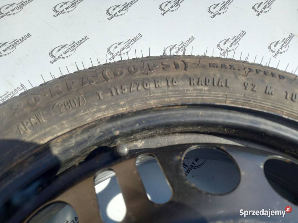 OPEL VECTRA C koło dojazdowe 1157016 92M 5x110 sprzedam