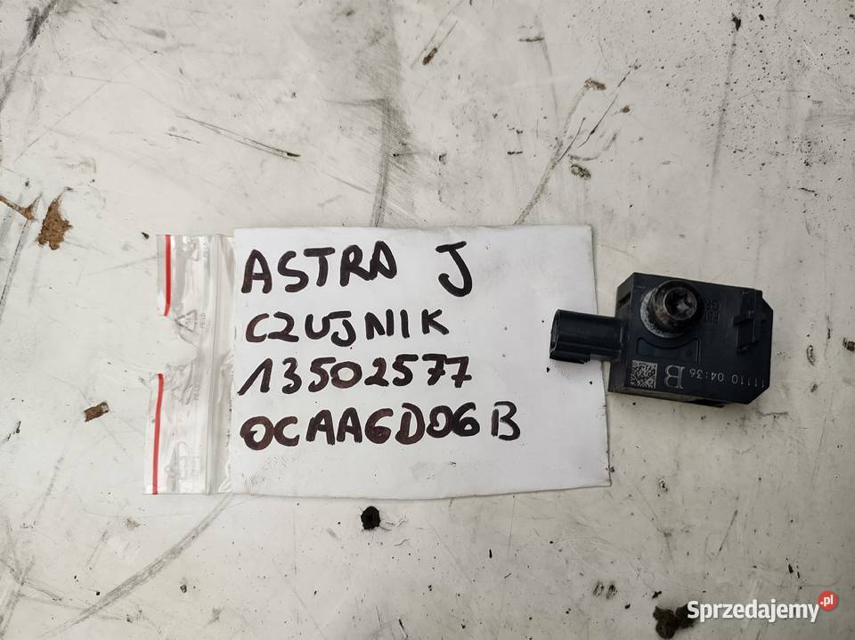OPEL ASTRA J czujnik uderzeniowy 13502577 Układ elektryczny Kielce