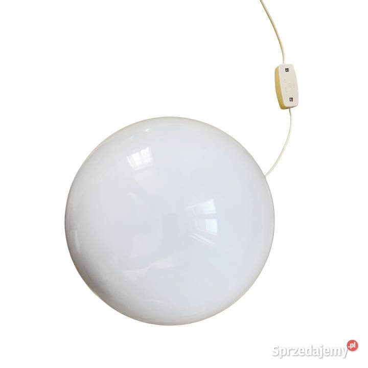 Biała kulista lampa stołowa space age Polska Warszawa sprzedam