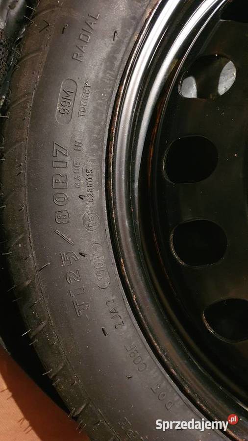 Dojazdówka koło dojazdowe zapasowe Audi 12580