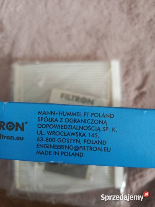 Filtron K 1103 Filtr wentylacja przestrzeni Tychy