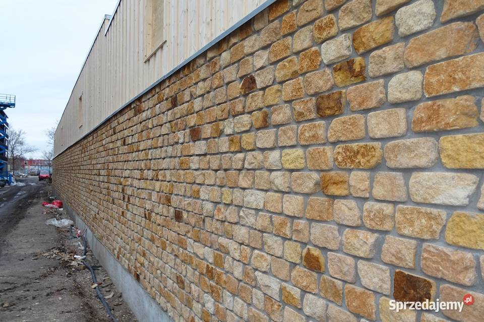 Kamień murowy ogrodowy postarzany na ogrodzenia