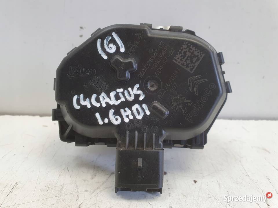 Citroen C4 Cactus 16 HDI PRZEPUSTNICA 9807238580 Przepustnice Janów
