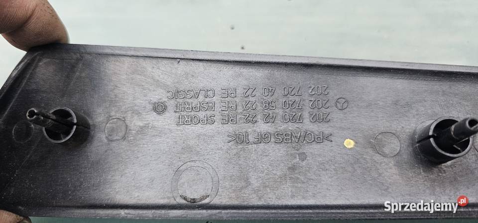 Listwa drzwi dekor prawy przód mercedes w202 Zbąszyń
