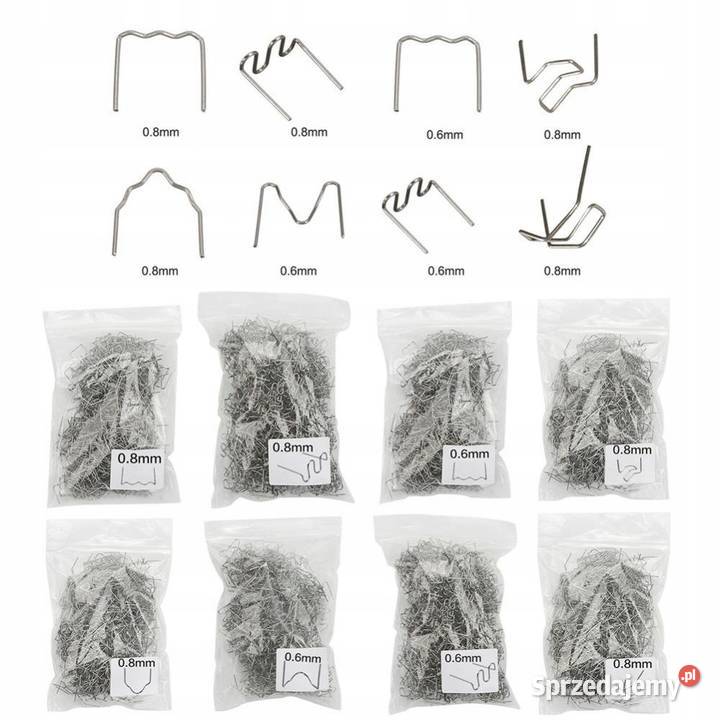 Zszywki do Plastiku S 08mm 100 Wysoka Jakość Ludźmierz