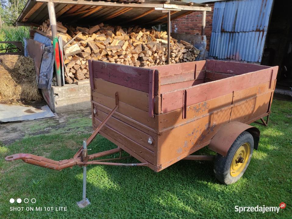 Przyczepka do ciągnikaauta lekka samoróbka śląskie Racibórz sprzedam