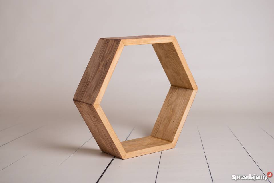 Drewniany heksagon foto rekwizyt do sesji dolnośląskie