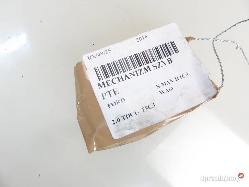 PODNOŚNIK SZYBY PRAWY TYLNY FORD S II sprzedam