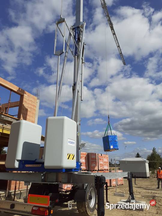 Żuraw dźwig dekarski budowlany mobilny VICARIO Ligota Piękna sprzedam
